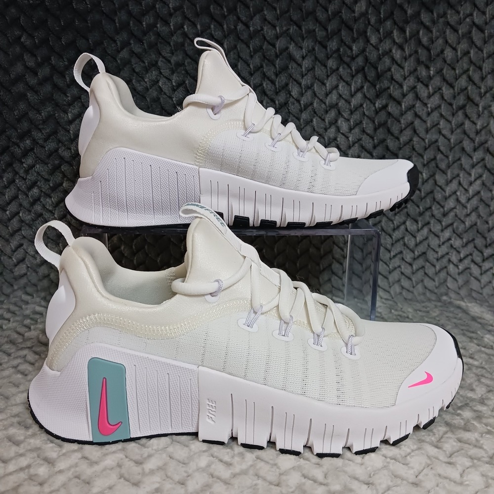 Nike Free Metcon 6 White Denim Turquoise Women's Training Sneakers Shoes Size 7